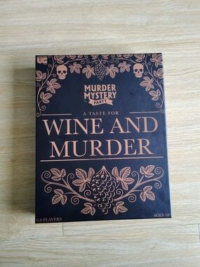 Murder Mystery Party: Wine and Murder Card Game